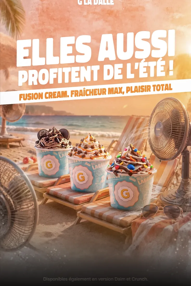 G La Dalle — Fusion Cream, réalisation IKONIQ